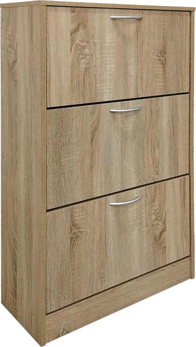 Raft këpucësh Savaz, ngjyrë sonoma, 60x24x114cm