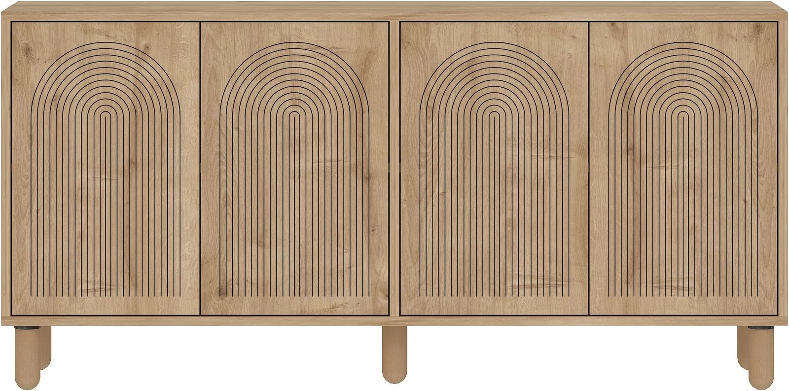 Konsol Skye Decor, ngjyrë Sapphire Oak, Doresta