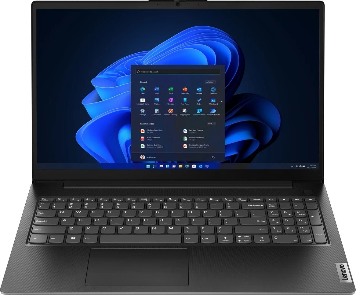 Laptop Lenovo V15, 15.6", Intel Core i3 i3-1315U, 8 GB RAM, 256 GB SSD, Wi-Fi 6, E zezë