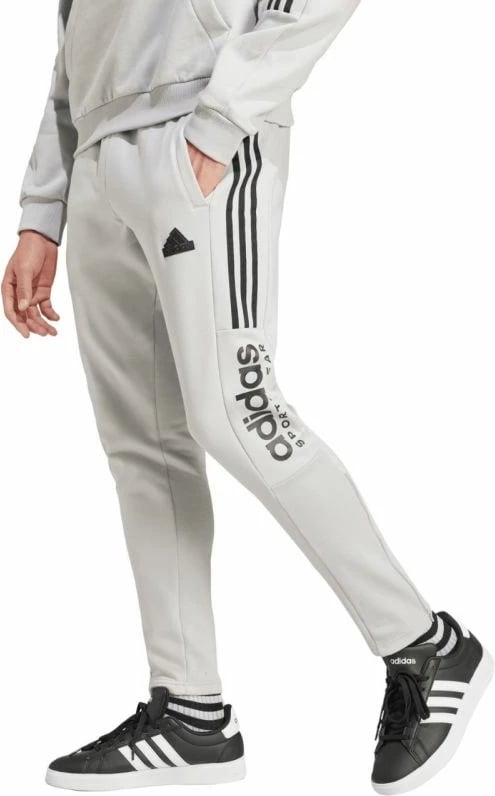 Pantallona adidas për meshkuj, të hirtë