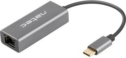 Kartë rrjeti Natec Cricket USB-C 3.1, RJ-45 1Gb, Gri