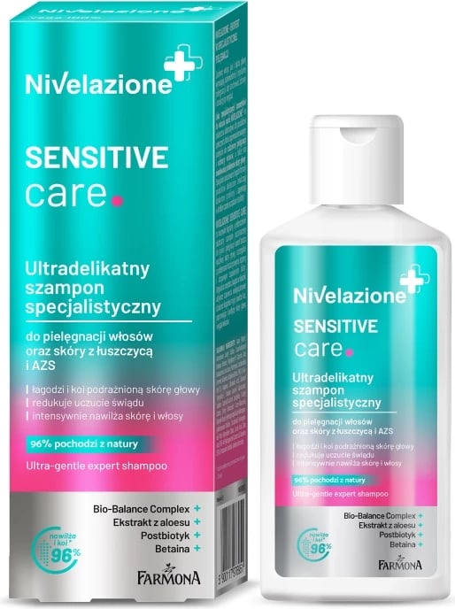 Shampon specializuar për flokë dhe lëkurë Farmona Nivelazione Sensitive Care unisex 100ml