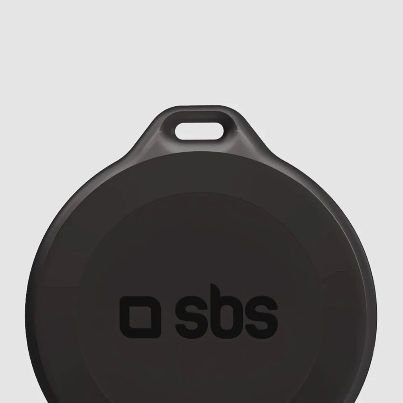 Tracker SBS Track My Circle, i papërshkueshëm nga uji IP65, kompatibil me Apple Find My, i zi