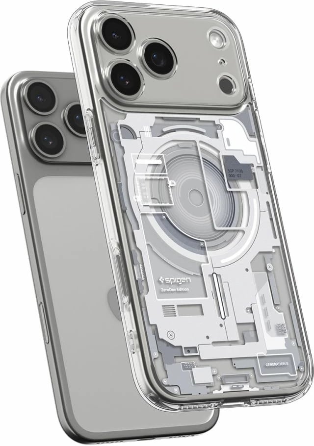 Mbështjellës Spigen Ultra Hybrid MagSafe për iPhone 17 Pro, Bardhë