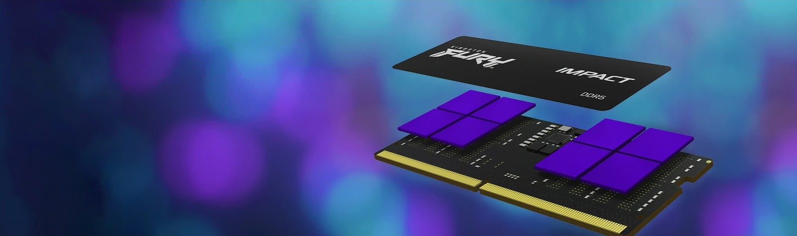 RAM Memorje Kingston FURY Impact 32GB DDR5 6000MT/s SODIMM Kit 2x, e zezë RAM Memorje Kingston FURY Impact 32GB DDR5 6000MT/s SODIMM Kit 2x, e zezë