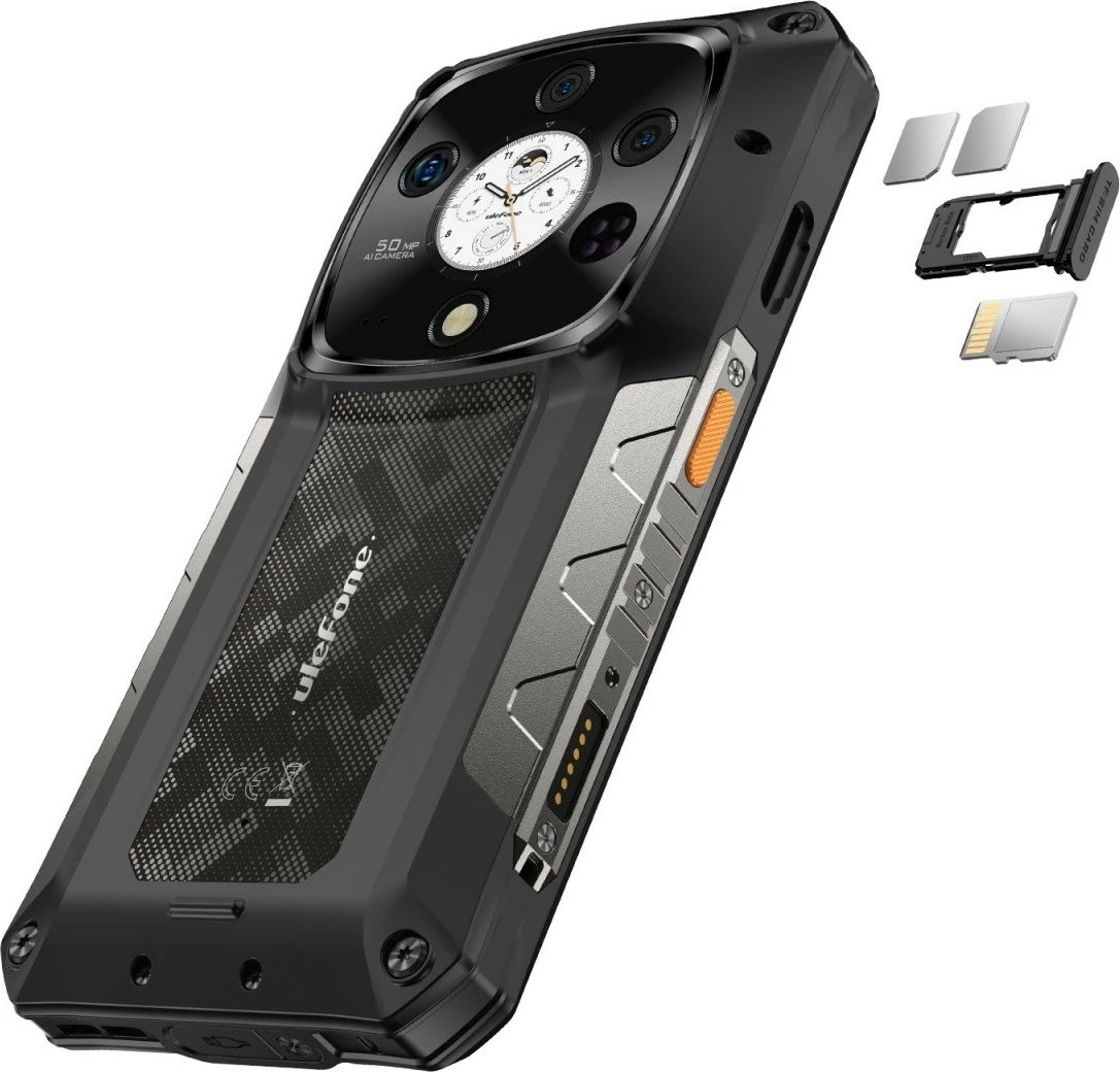 Celular Ulefone Armor 28 Pro 5G 16/512GB 6.67" AMOLED IP68/IP69K MIL-STD-810H Black