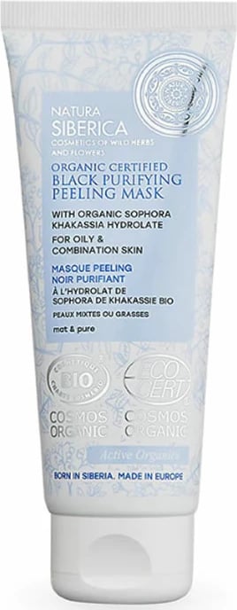 Maskë peeling Natura Siberica Black Purifying Peeling Mask 75ml