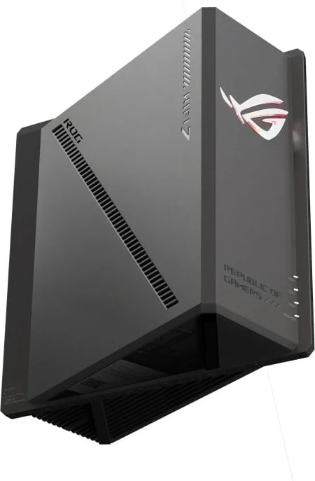 Router gaming Asus ROG Strix GS-BE18000, Wi-Fi 7, tri-bend, 8 porta 2.5G, i zi