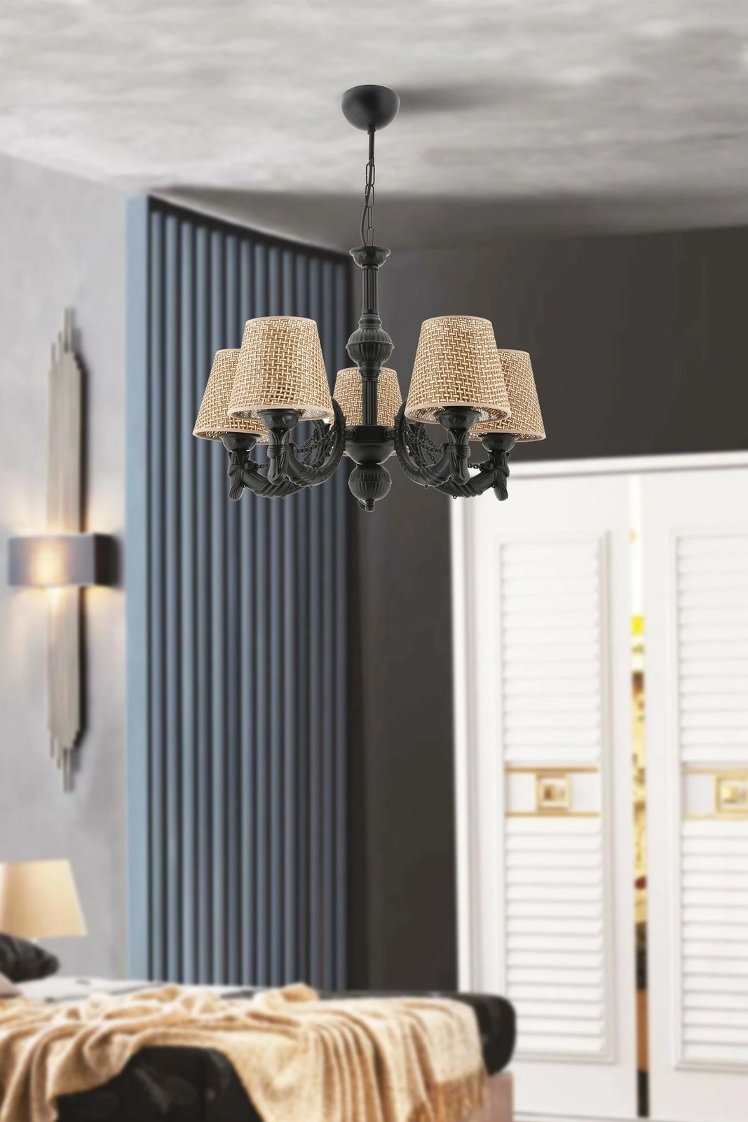 Llambadar Opviq, Fiona Hazeran Chain, e zezë, natyrale