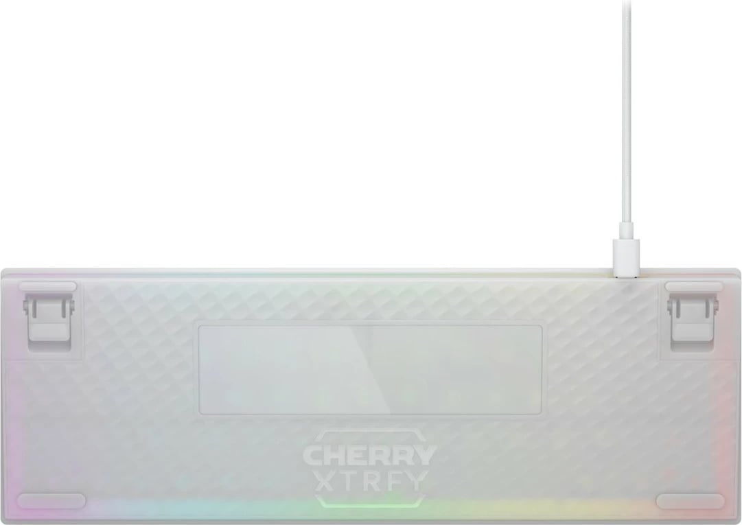 Tastierë mekanike Cherry K5V2 Compact, RGB, 65%, QWERTZ, e bardhë