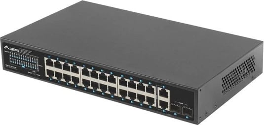 Switch Lanberg RSGE-24P-2GE-2S-360, 19''