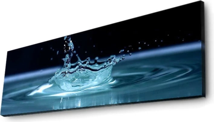 Pikturë dekorative me drita LED, shumëngjyrëshe, Wallity 3090DACT-41, 30x90cm