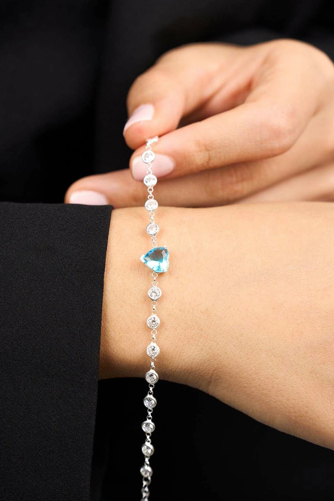 Byzylyk argjendi, ngjyrë e kaltër, Jumeon TFNY65215Mavi