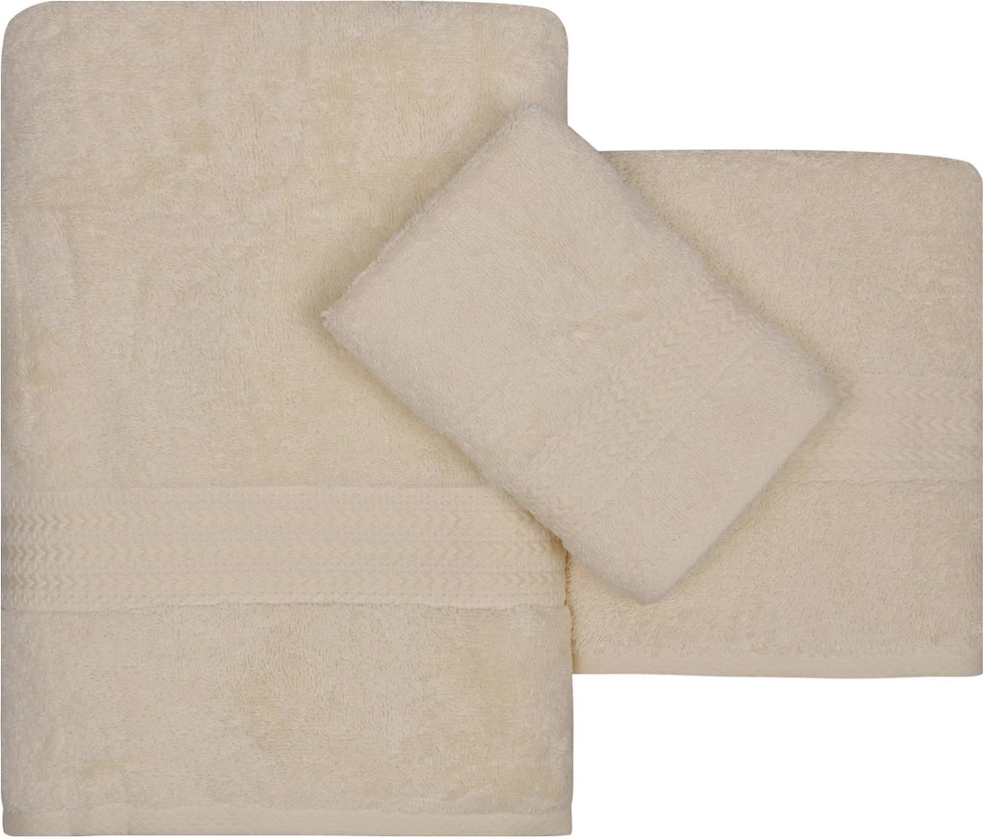 Set peshqirësh (3 copë), Mijölnir, krem