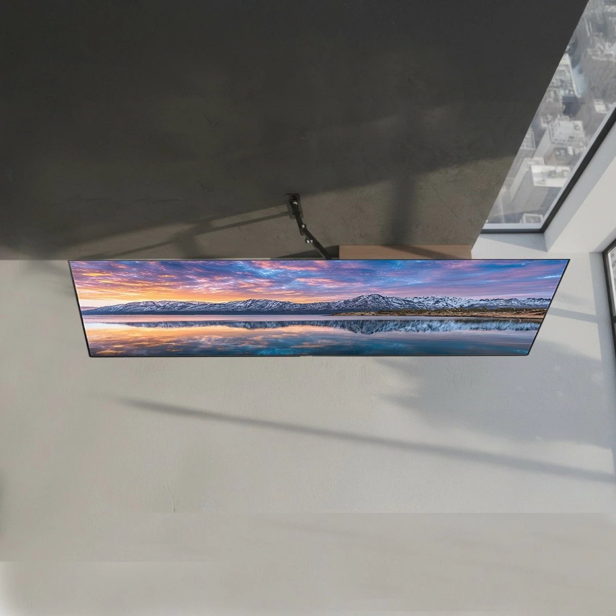 Mbajtës muri për TV/monitor Maclean MC-759 13-60\", deri 30 kg, VESA 400x400, i zi