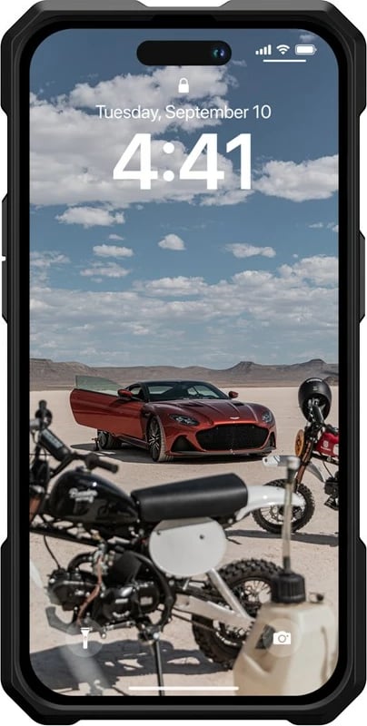 Mbështjellës Urban Armor Gear Monarch Pro për celular, për Apple, 6.1", i zi