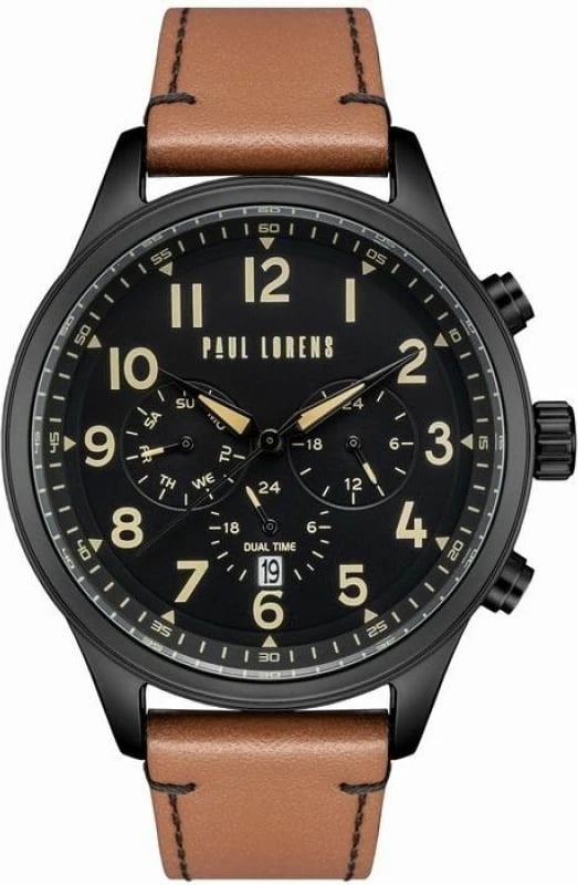 Orë dore për meshkuj Paul Lorens, e zezë