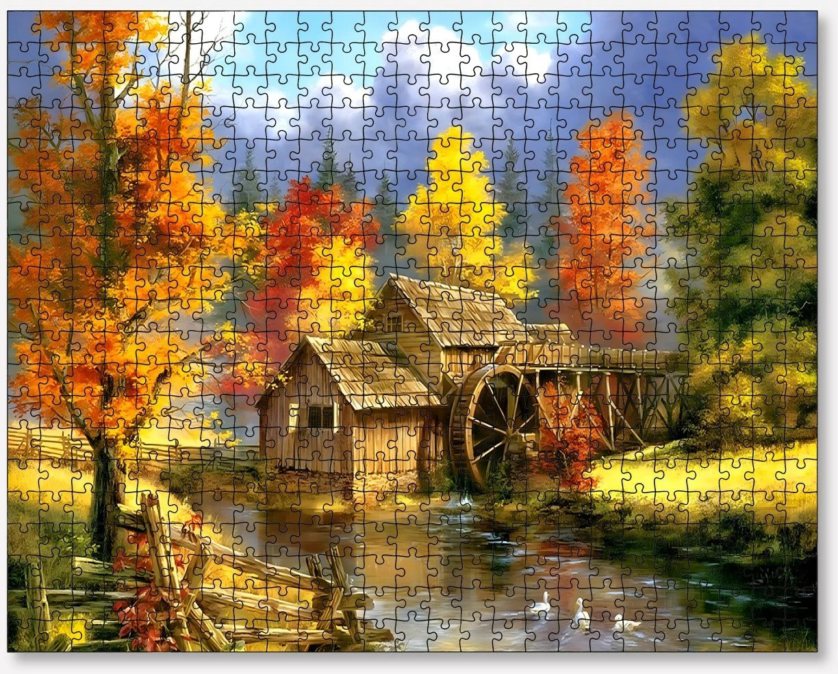 Puzzle 500 copë, Evila Originals, shumëngjyrësh, PZL_048_500