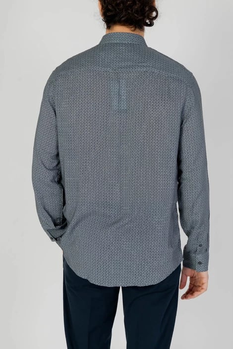 Këmishë për meshkuj Armani Exchange, gri