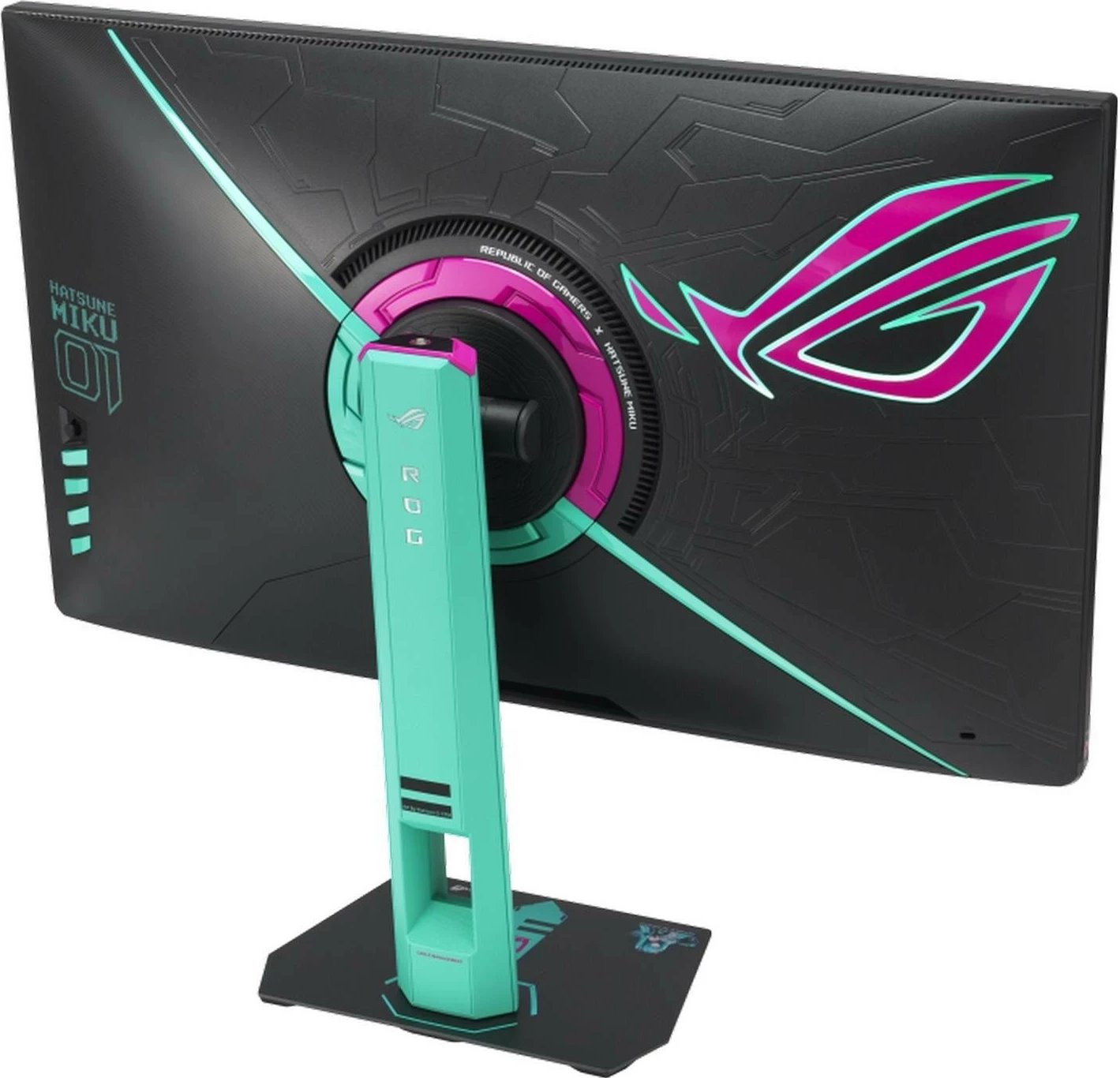 Monitor gaming Asus ROG Strix XG27ACMEG-G Hatsune Miku, 27 inç, QHD, 260Hz, Fast IPS, e zezë
