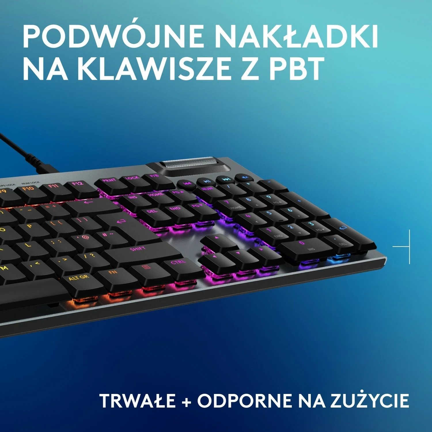Tastierë Logitech G915 X Tactile, RGB, e zezë