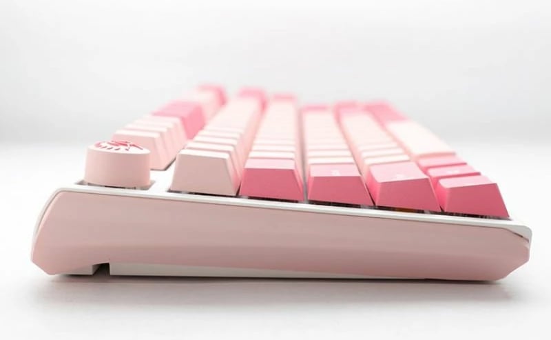 Tastierë gaming Ducky One 3 TKL, rozë