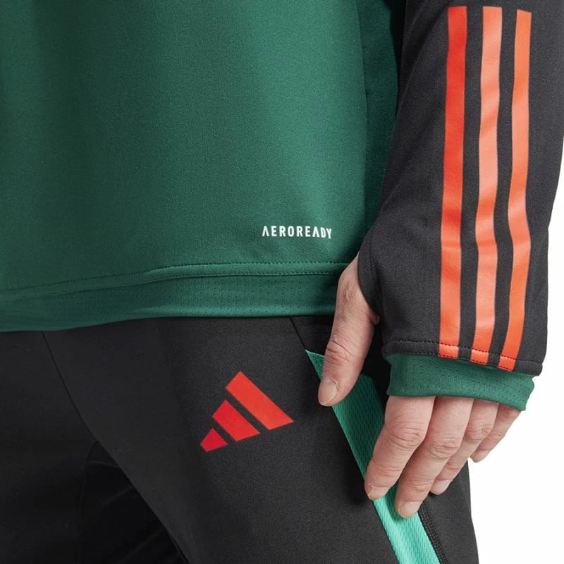 Duks për stërvitje futbolli adidas Manchester United, për meshkuj, jeshil Duks për stërvitje futbolli adidas Manchester United, për meshkuj, jeshil