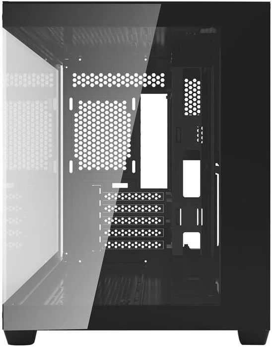 Kasë Darkflash C285MP, midi tower, për mATX/ITX, xham i temperuar, e zezë