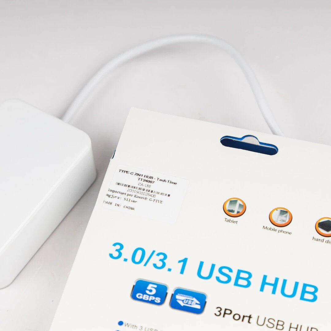 Docking Station TYPE-C 7IN1 HUB - Tech Time TT24007