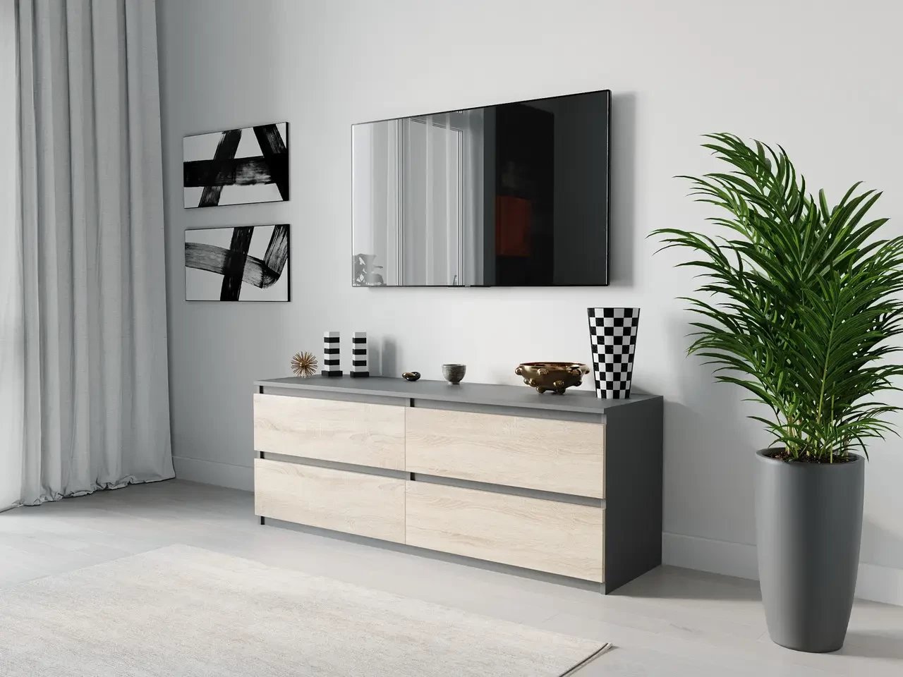 TV Komodë York 4S