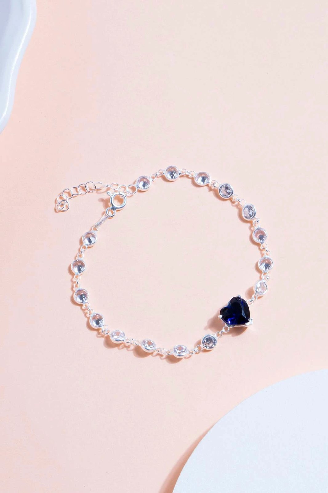 Byzylyk argjendi me zirkon ngjyrë kaltër e errët, Jumeon, TFNY65215Laci