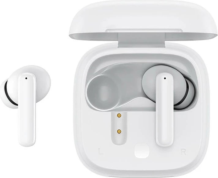 Kufje TWS QCY T13 ANC, pa tela, Bluetooth 5.3, ANC, të bardha