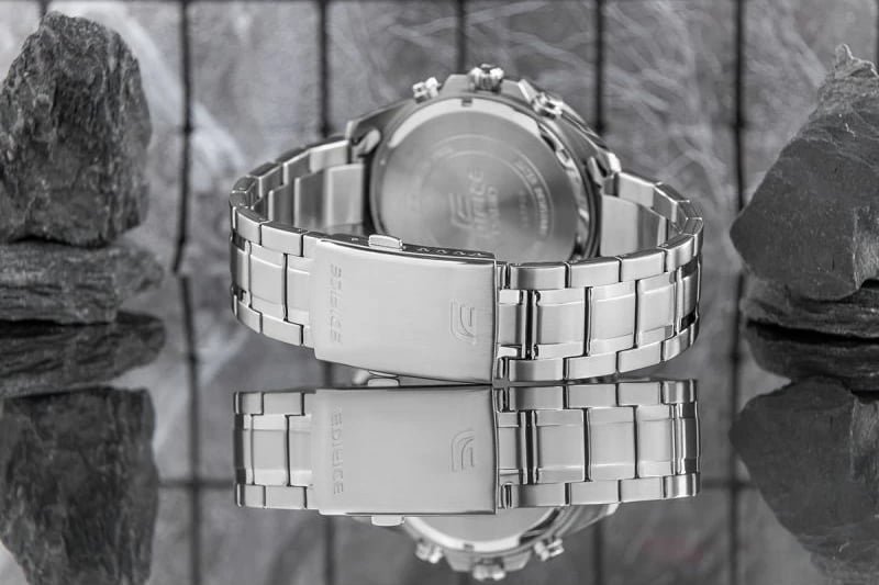 Orë dore për meshkuj Casio Edifice, argjendtë