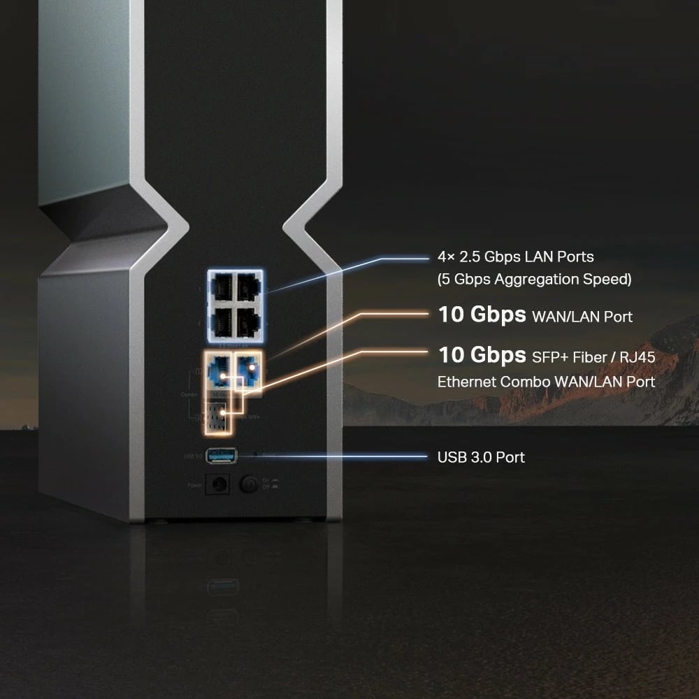 Router Wi-Fi 7 TP-LINK Archer BE800, BE19000, i zi/gri