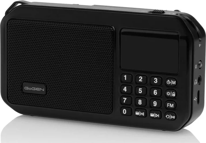 Radio Portative me Bluetooth, Micro SD, Lcd dhe FM Digjital GOGEN GOGFMP125BTB