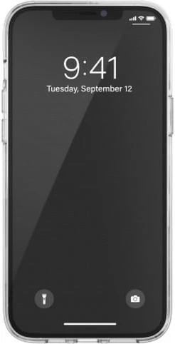 Mbështjellës Adidas OR SnapCase Camo për iPhone 12 Pro Max, transparent/bardhë