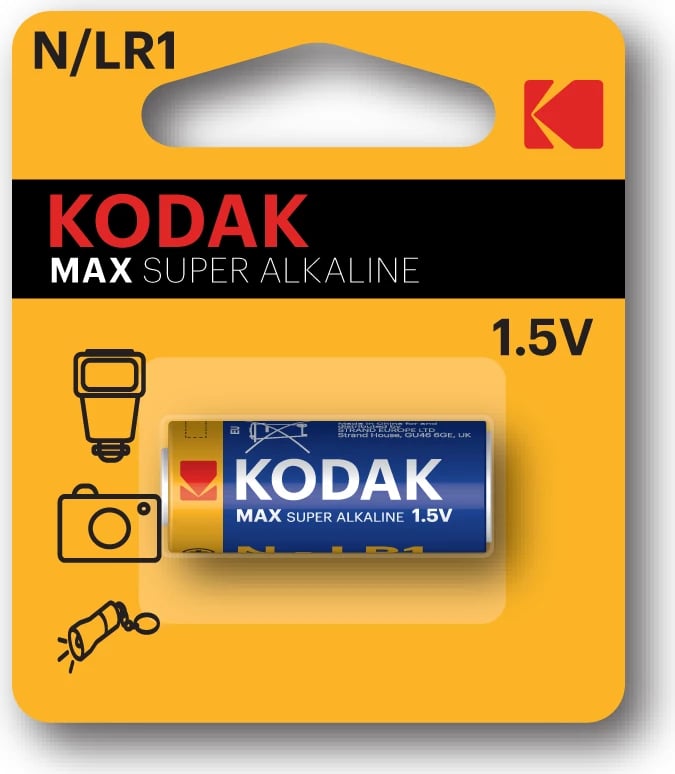 Bateri Kodak MAX LR1 N, 1.5V, Alkaline