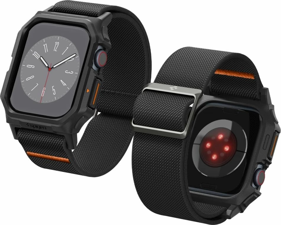 Rrip Spigen Lite Fit PRO për Apple Watch 10, 46mm, Zi