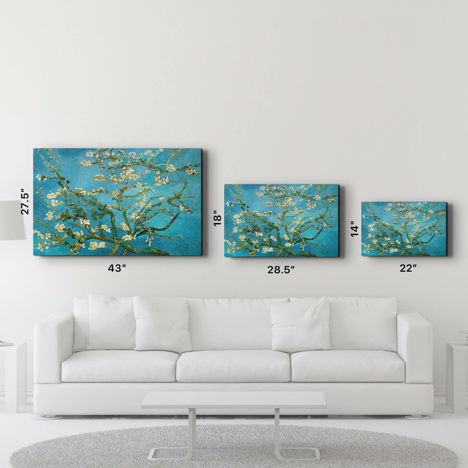 Pikturë dekorative prej xhami të temperuar, Wallity, CAM-1030, 46x72cm