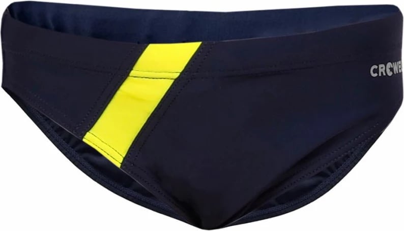Kostum banje për djemtë Crowell, blu deti me të verdhë