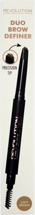 Revolution Duo Brow Definer Pencil - Light Brown