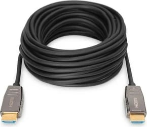 HDMI kabllo Digitus AK-330126-200-S, 20m, 8K, HDR, 48 Gbit/s, e zezë