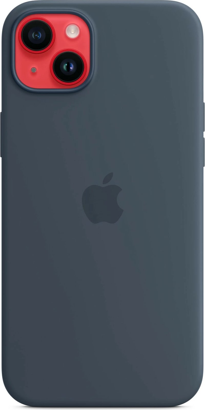 Mbështjellës silikon Apple iPhone 14 Plus, MagSafe, 6.7", storm blue