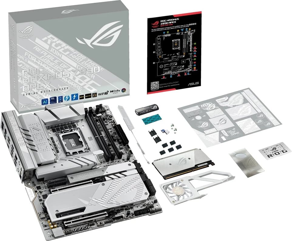 Pllakë amë ASUS ROG MAXIMUS Z890 APEX, Socket 1851, ATX Pllakë amë ASUS ROG MAXIMUS Z890 APEX, Socket 1851, ATX