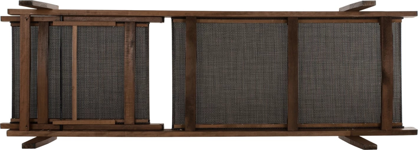 Shezllon profesional për plazh, dru ahu, ngjyrë arre, FH10356.04, 200x61-66x31-91H cm