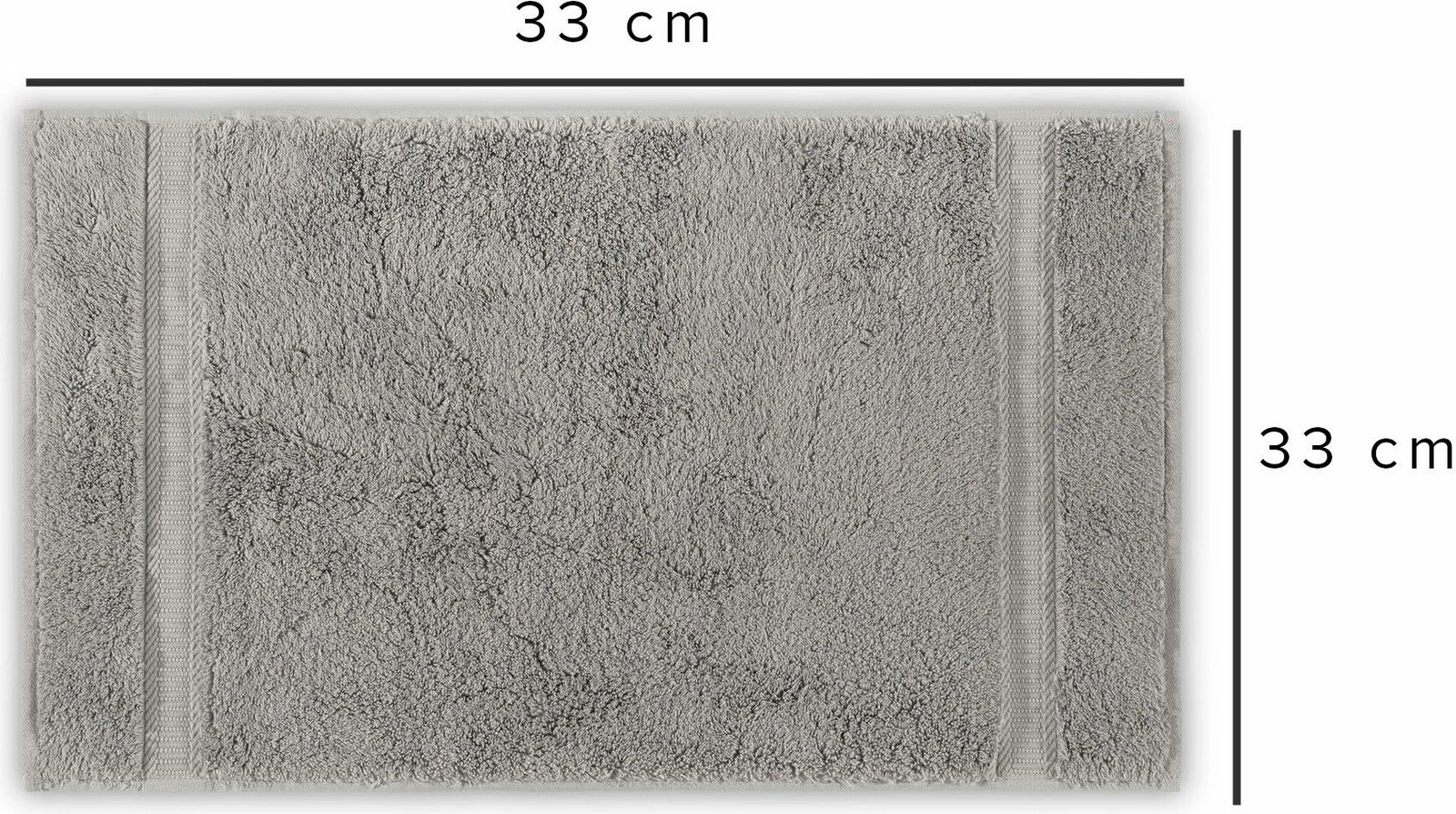 Peshqir larjeje Mijölnir, Fancy, ngjyrë gri, 33x33cm