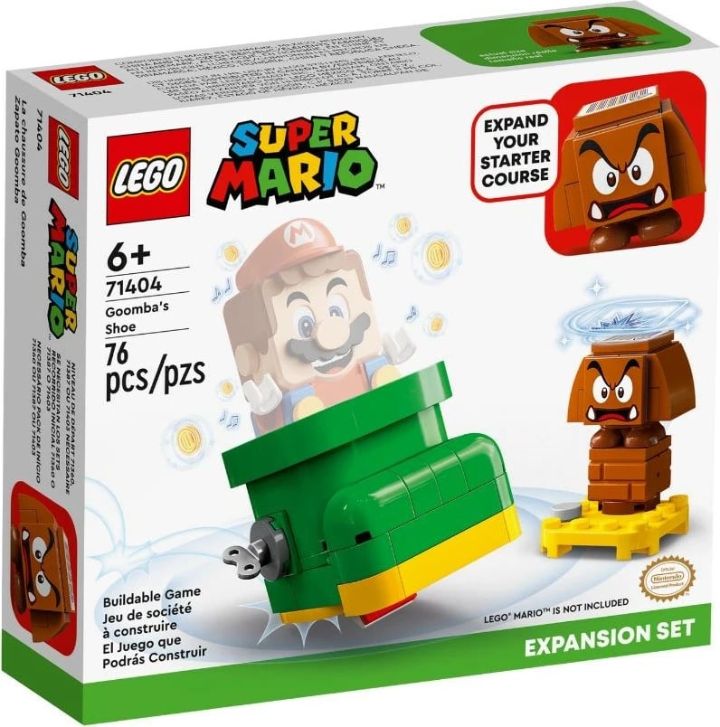 Lodër për fëmijë LEGO Super Mario 71404, Goomba's shoe