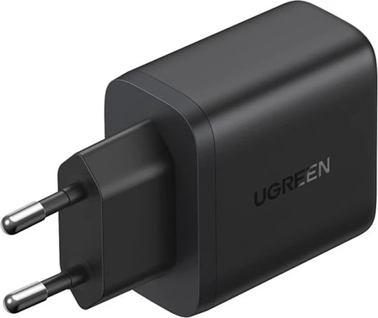 Karikues UGREEN 195058 për celular/tablet, 2 porta (USB-A & USB-C), i zi