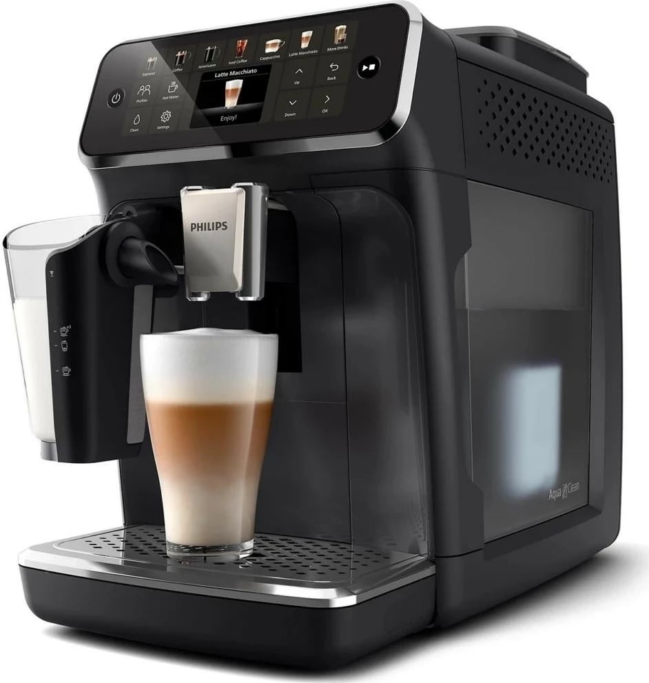Aparat kafeje Philips 4400 LatteGo EP4441/50, automatik, zi, me mulli qeramike