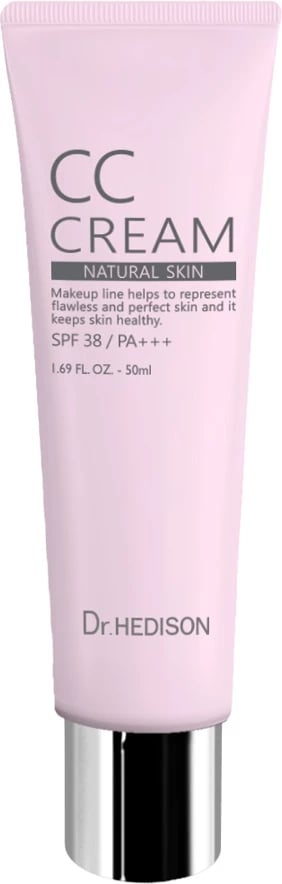 CC krem për femra Dr.HEDISON Natural Skin Cream CC me Niacinamide SPF38, 50ml